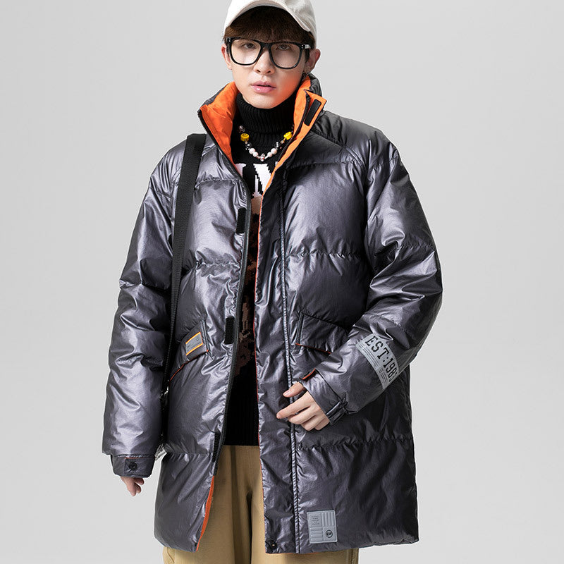 Men's Clothing Winter plus Size Loose down Jacket Men's Thermal Top Daily Coat Men down Coat