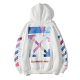 Autumn And Winter Colorful Arrow Hoodie Coat Men And Women