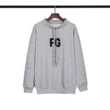 Fog Sweatshirt Essentials Long Sleeve round Neck Sweater FG Embroidered Letter Hooded Sweater for Men and Women