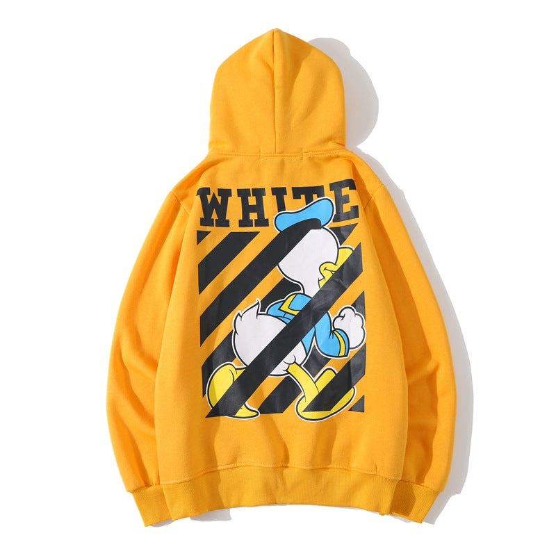 Autumn And Winter Off Hooded Sweater Men And Women Couple