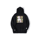 A Ape Print Hoodie Printed Fleece Sweater Men's and Women's Hoodies