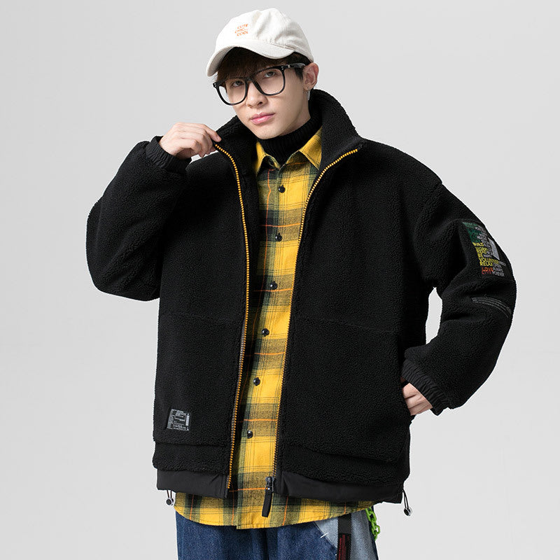 Men's Winter plus Size Loose-Fitting Coat Top Men's down Jacket Warm Men down Coat