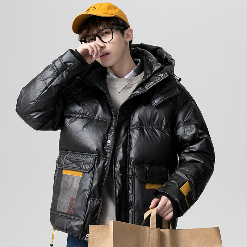 Men's Winter Thick Warm plus Size Loose Top Coat down Men's Casual Clothes Men down Coat