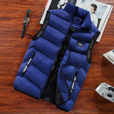 Men's Vest Casual Sleeveless Jacket Men Jacket Autumn and Winter Vest Vest for Men