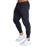 Mens Sweatpants Sports and Fitness Running Trousers Solid Color Casual Running