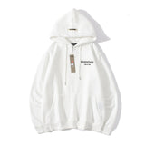 Fog Essentials Hoodie Retro Alphabet Back Branch Printing Men and Women Casual Brushed Hoody