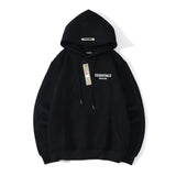 Fog Essentials Hoodie Retro Alphabet Back Branch Printing Men and Women Casual Brushed Hoody