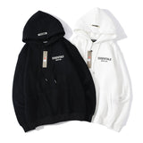 Fog Essentials Hoodie Retro Alphabet Back Branch Printing Men and Women Casual Brushed Hoody