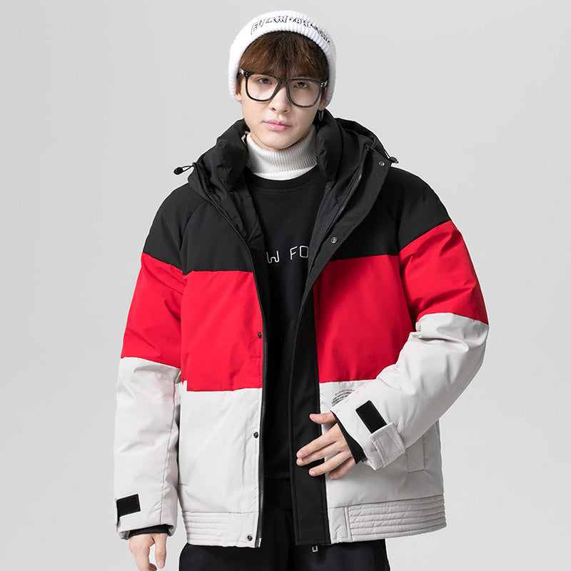 Men's Winter Warm down Jacket Oversized Loose Coat Men's Daily Tops Men down Coat