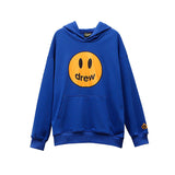 Justin Bieber Drew House Hoodie Smiley Sweater Hooded Pullover Baggy Coat Sweater