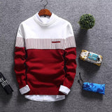 Sweater Men's Round Neck Slim Sweater Men's Knitted Bottoming Shirt Large Size Loose Men Sweaters