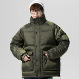 Men's Warm Winter down Jacket Daily plus Size Top Loose Casual Jacket Men down Coat