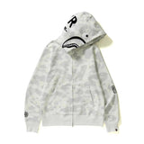 A Ape Print Hoodie Men and Women plus Size Loose Hoodie Coat