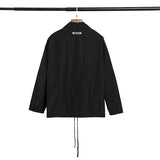 Fog Essentials Coats Autumn Coach Jacket Simple Solid Color Men and Women Same Style
