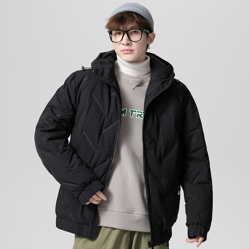 Men's Clothing Winter plus Size Loose down Jacket Coat Warm Daily Top Men down Coat