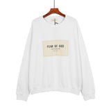 Fog Sweatshirt Autumn Long Sleeve Men's and Women's Couple Pullover Sweater fear of god