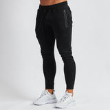 Gym Skinny Jogger Pants Men Running Sweatpants Fitness Bodybuilding Training Track Pants Sportswear Male Cotton Jogging Trousers Autumn and Winter Set Men's Outdoor Running Sweatpants Exercise Casual Pants