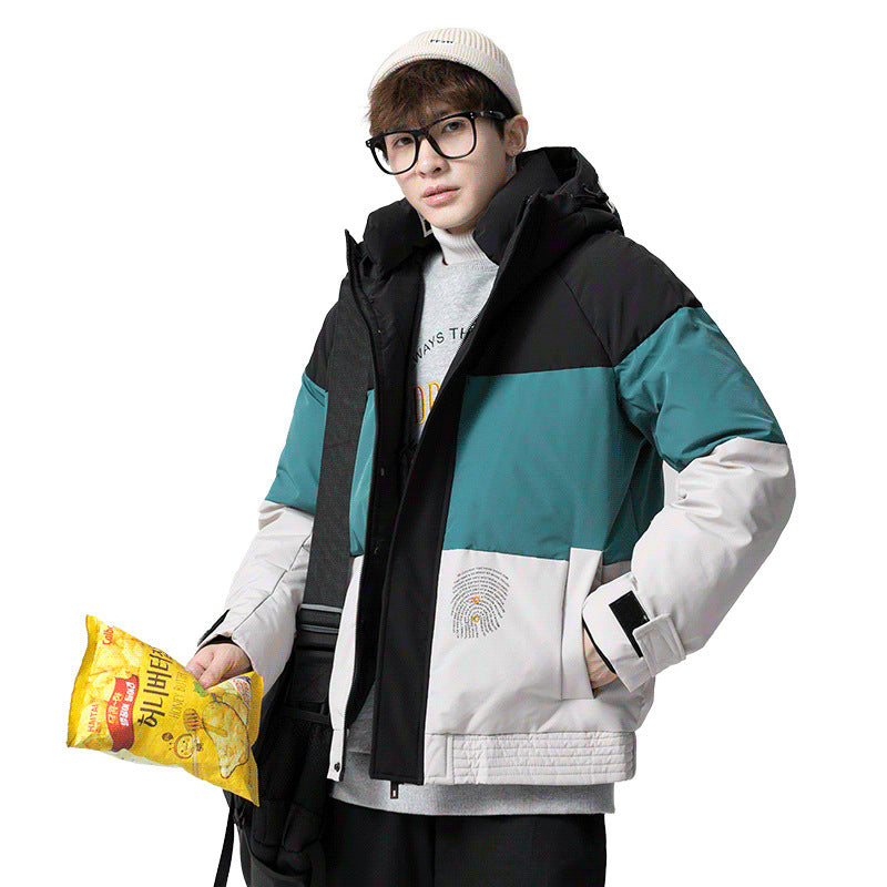 Men's Winter Warm down Jacket Oversized Loose Coat Men's Daily Tops Men down Coat