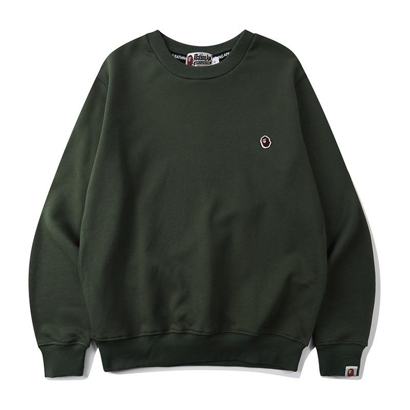 A Ape Print Sweatshirts Men's and Women's Autumn and Winter round Neck Pullover Embroidery Sweater