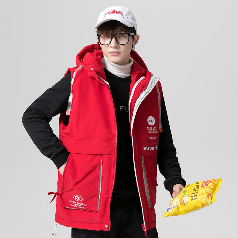 Men's Winter Casual Oversized Loose Coat down Jacket Men's Thermal Top Men down Coat