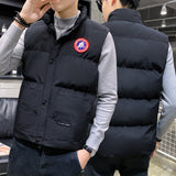Men's Vest Casual Sleeveless Jacket Men's Jacket Vest Men's Autumn and Winter Vest Top Sleeveless Jacket