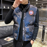 Men's Vest Casual Sleeveless Jacket Men's Jacket Vest Men's Autumn and Winter Vest Top Sleeveless Jacket