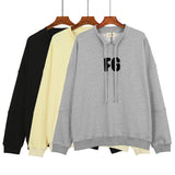 Fog Sweatshirt Tops plus Size Loose Sweater Simple Versatile HalfHigh Collar Pullover Fear Of God