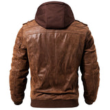 1970 East West Leather Jacket Men's Pu Jacket Coat Fashion plus Size Men's Clothing