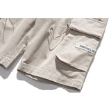 Men Pants Men's Clothes Summer Wear Retro Men's Shorts Casual Loose Two Bags Workwear Fifth Pants Fashion