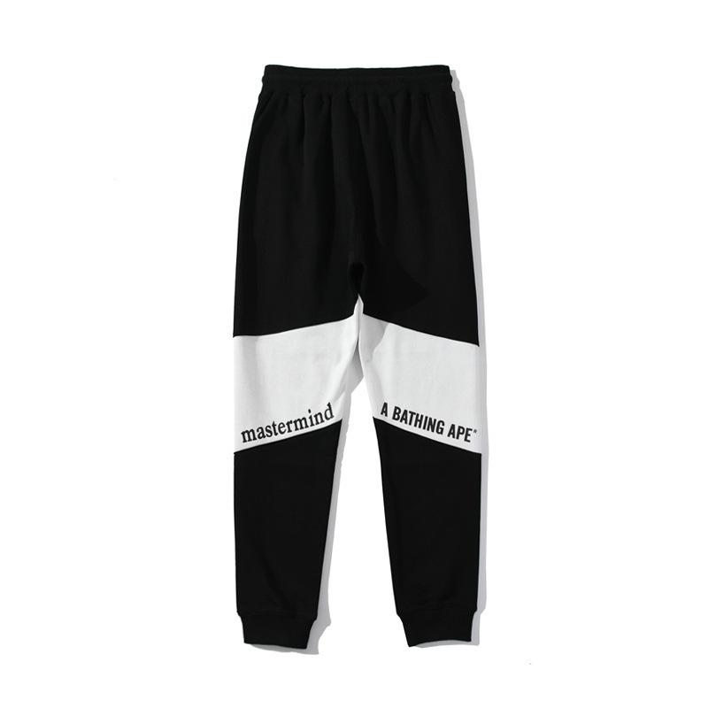A Ape Print Pant Summer Menswear Trend Multicolor Printing Casual Sports Trousers