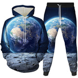Fire and Ice Hoodie Two-Piece Set