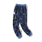A Ape Print Pant Personality Fashion Street Trendy Men's Clothing Cotton Leisure Tappered Trousers Sweatpants