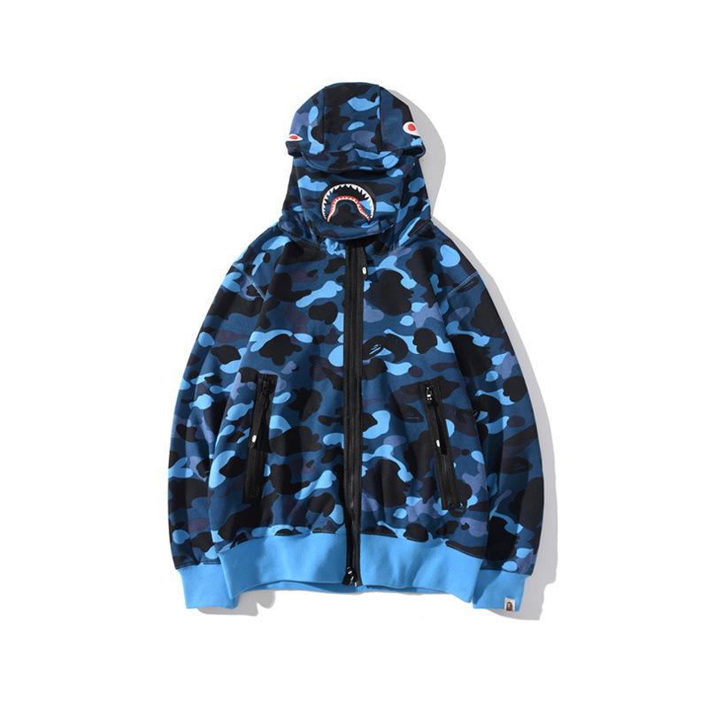 A Ape Print Hoodie Men's Clothing Youth Fashion Brand Camouflage A Ape Print