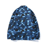 A Ape Print Jacket Spring and Autumn Men's Fashion Fashion Brand Camouflage Workwear Wind Coat Coat