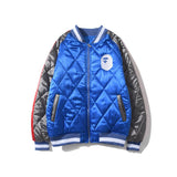 A Ape Print Jacket Winter Baseball Cotton Clothing Cotton Coat Men's Clothing