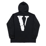 Vlone Hoodie Men's Personality Flow Figure Hooded Sweater Jacket