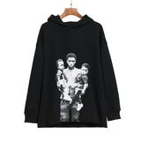 Vlone Hoodie Men's Personality Flow Figure Hooded Sweater Jacket