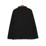 Fog Essentials Zipper Sweatshirt Autumn Half Zipper Pullover Cashmere Hoodie Coat