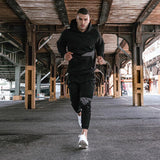 Men Tracksuit Set Jogging Suits Mens Muscle Workout Men's Sports Hoodie Outdoor Sports Basketball Casual Two-Piece Suit