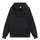 Batman Hoodie Pullover Bat Print Hooded