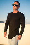 Men Tracksuit Set Jogging Suits Mens Muscle Workout Brothers Men's Spring and Autumn Sports and Leisure Running Bottoming Thin Cotton Long-Sleeved T-shirt