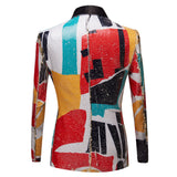 Mens Prom Suits Color Printing