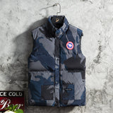 Men's Vest Casual Sleeveless Jacket Men Jacket Autumn and Winter Cotton-Padded Jacket Casual