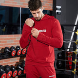 Men's Sports Hoodie Men Sweatshirts Fitness Male's Hoodies Muscle Workout Men's Hooded Sweater Brothers Sports Fashion Training Running Loose Breathable