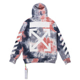 Autumn Printed Tie-Dyed Hooded Sweater For Men And Women