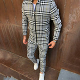Men′s Athletic Tracksuit Sweat Suits for Men Outfits Autumn Leisure Slim Fit Men's Suit Fashion Men's Jacket Trousers Casual Clothing