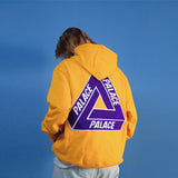 Palace Hoodie Triangle Lakers Color Men's and Women's Hoodies Sweatshirt Street Style