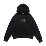 Fog Essentials Hoodie Autumn and Winter Laser Reflective FG Rich High Street Hoodie Brushed Hoody