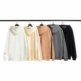 Fog Essentials Hoodie Autumn and Winter Double Thread plus Velvet Men and Women Same Style Sweatershirt