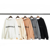 Fog Essentials Hoodie Autumn and Winter Double Thread plus Velvet Men and Women Same Style Sweatershirt